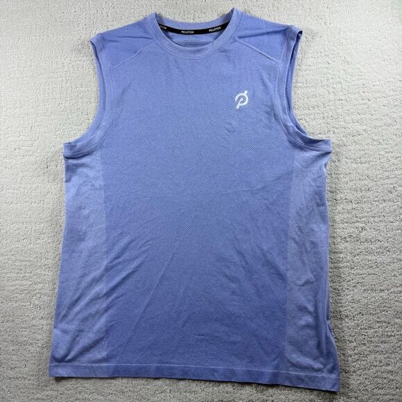 Peloton Seamless Sleeveless Athletic Muscle Tank in Light Gray - US Men’s XL - Picture 9 of 15